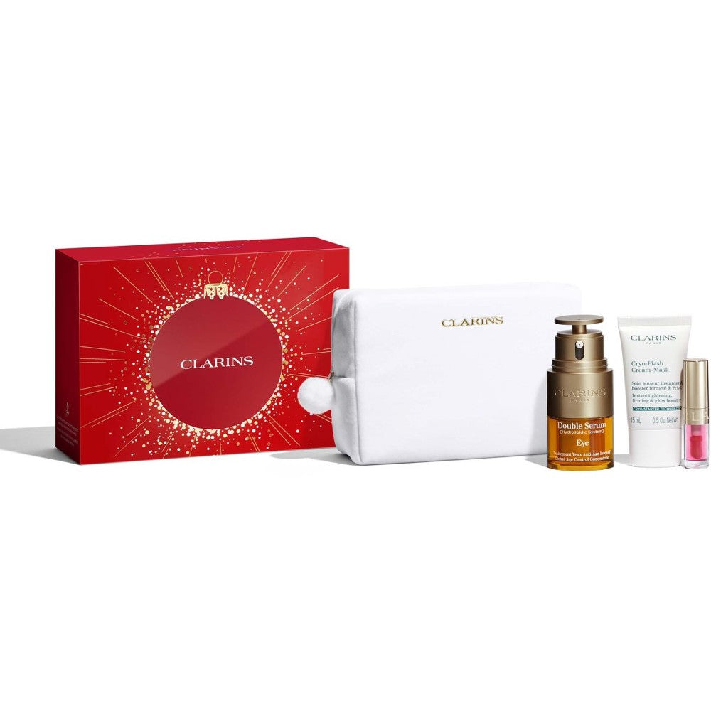 Clarins Double Serum Eye Holiday Season 기프트 박스 