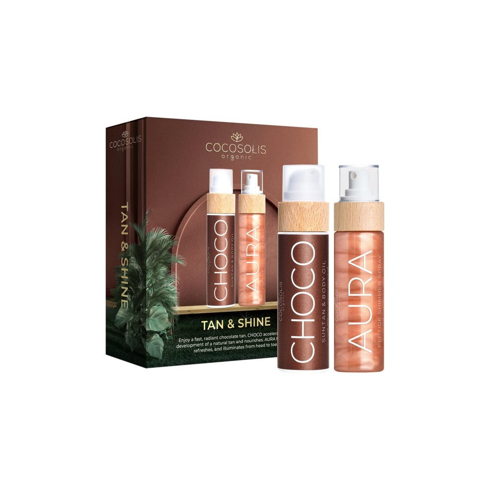 COCOSOLIS Tan &amp; Shine presentförpackning för att framhäva solbrännan 