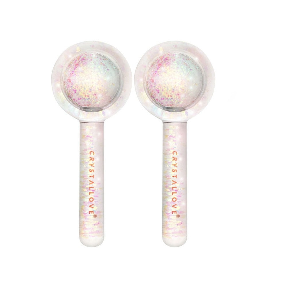 Crystallove Cryo Cryolift Ice Globes Crystal narzędzia do masażu twarzy 2 sztuki 