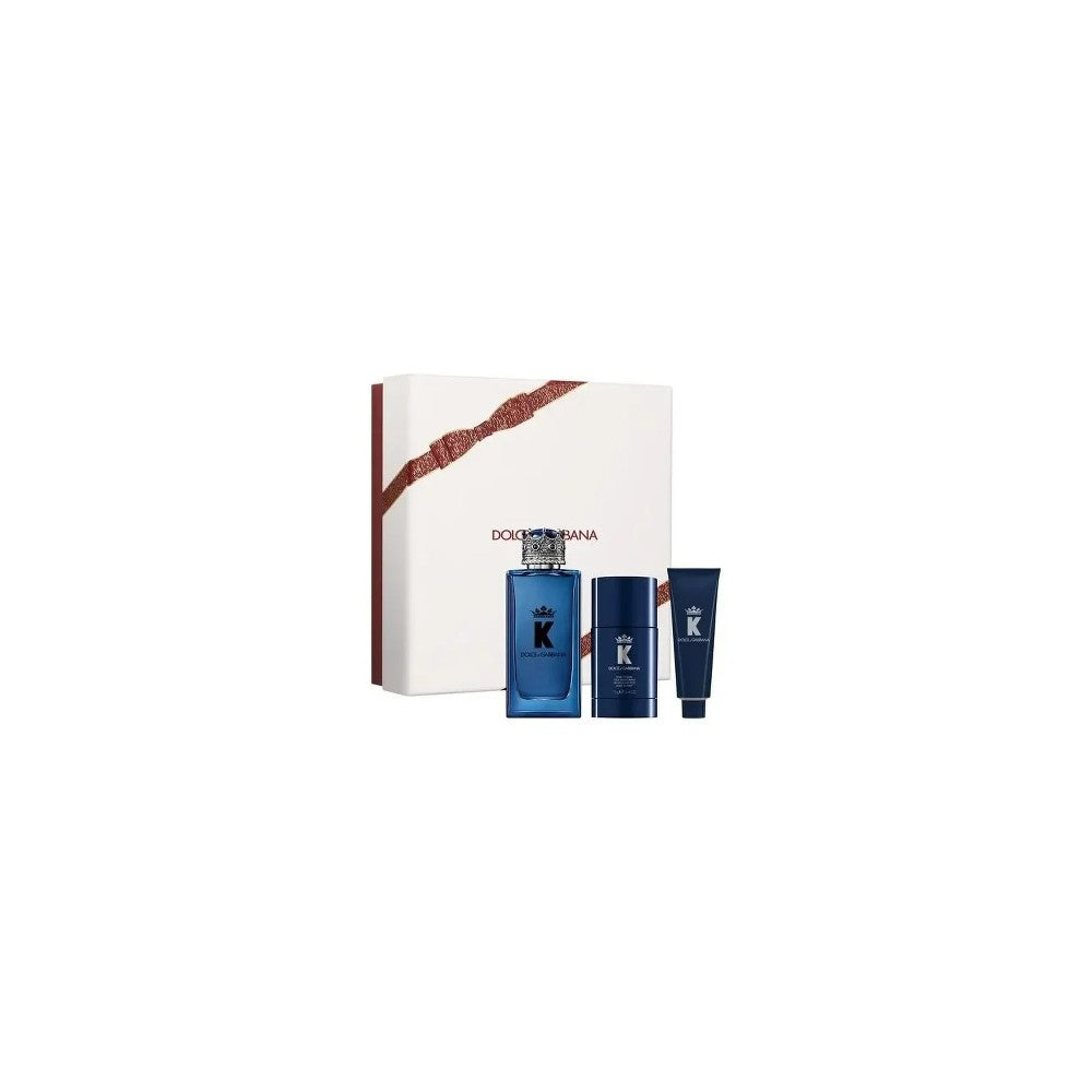 Dolce&amp;Gabbana K by Dolce &amp; Gabbana EDP Trio Gift Set علبة هدايا للرجال 