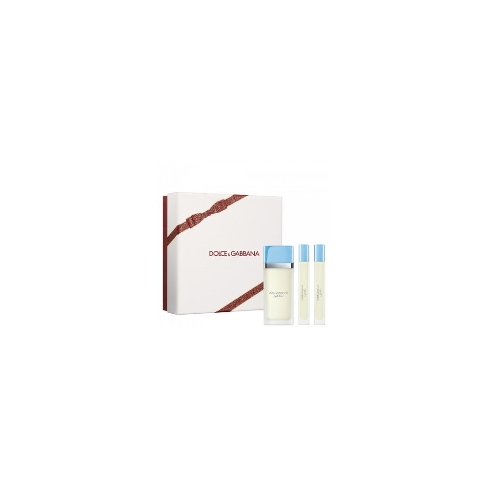 Dolce&amp;Gabbana Light Blue EDT Mini Trio Gift Set presentförpackning för dam 