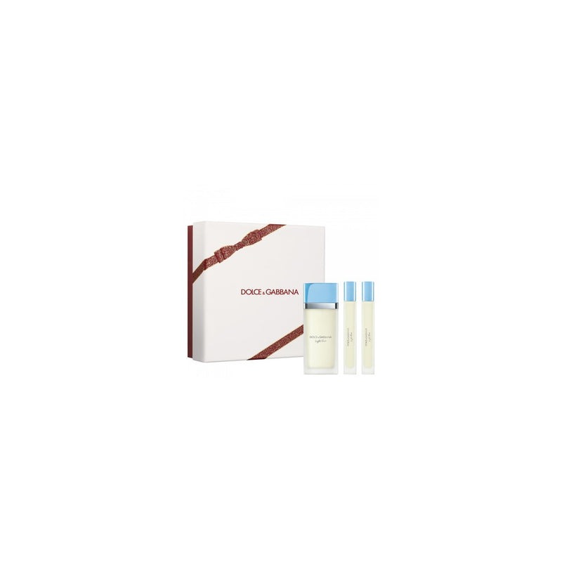 Dolce&Gabbana Light Blue EDT Mini Trio Gift Set presentförpackning för dam 