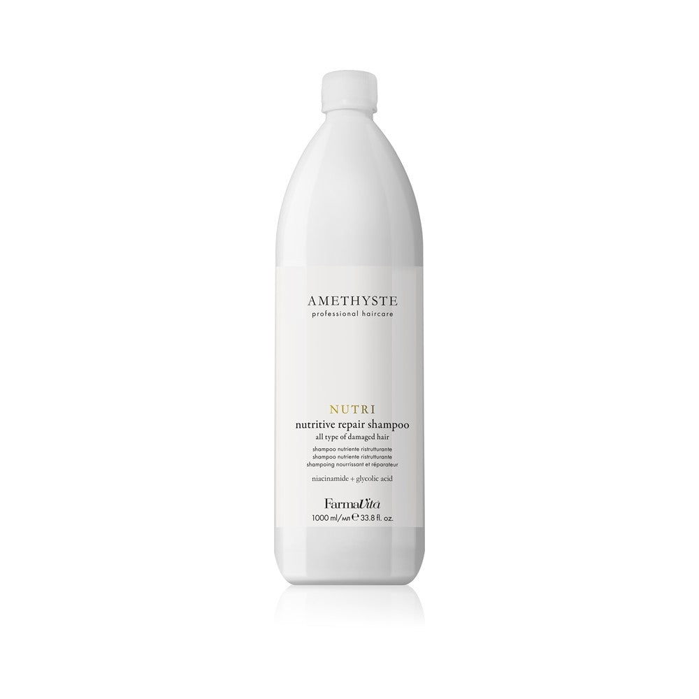 FarmaVita Amethyste Nutri شامبو مقوٍّ للشعر التالف 1000 ml 