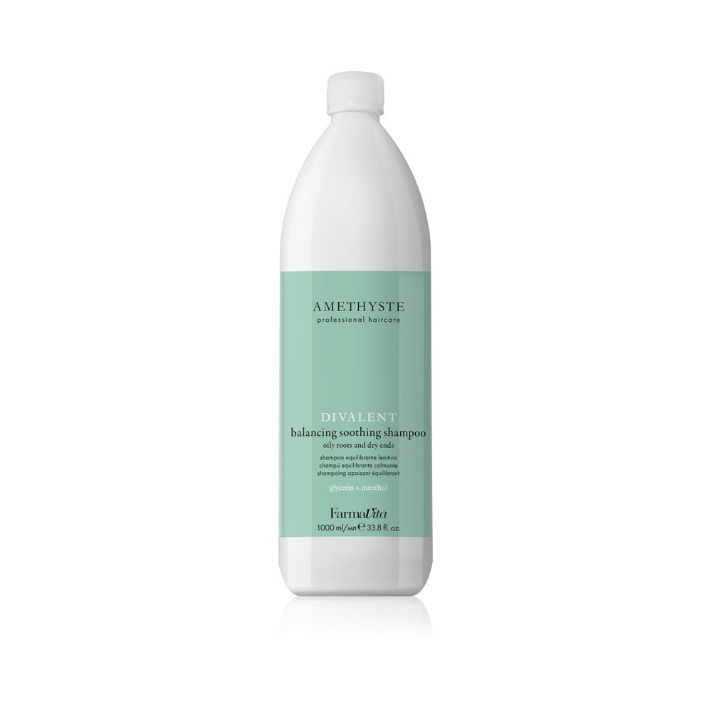 FarmaVita Amethyste Advance Divalent شامبو مهدئ لأطراف الشعر الجافة 1000 ml 
