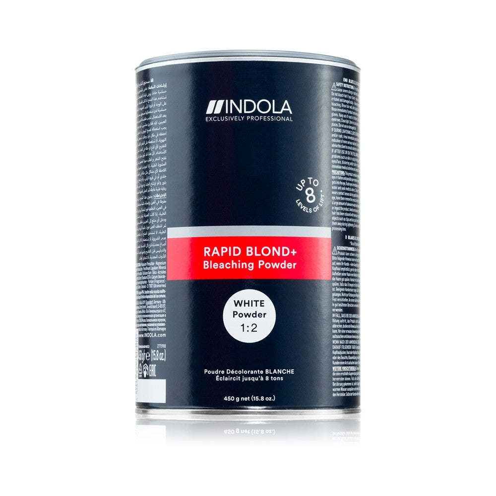 Indola Rapid BLOND+ Bleaching Powder אבקת הבהרה לשיער צבע White 450 g 