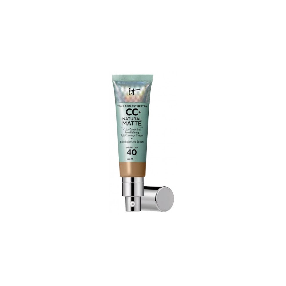 IT Cosmetics Your Skin But Better CC+ Natural Matte CC cream pour un fini mat SPF 40 Tan 32 ml 