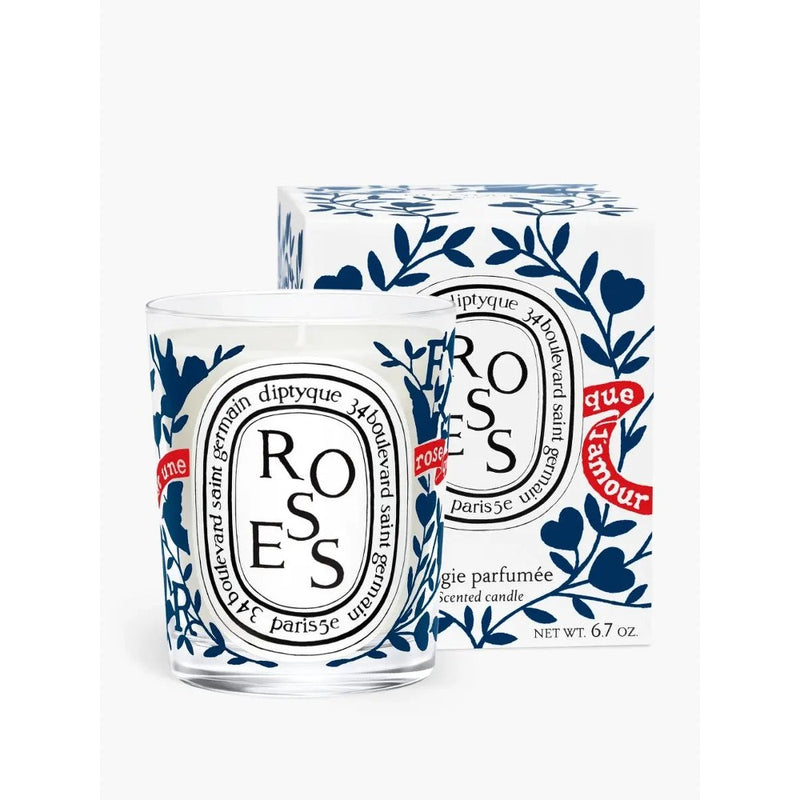 Diptyque Roses ljus Alla hjärtans dag 190 GR. 