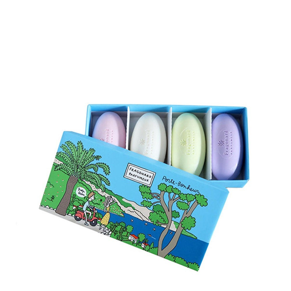 Fragonard Coffret Savons Porte Bonheur 4 x 50 g — Cofanetto Saponi