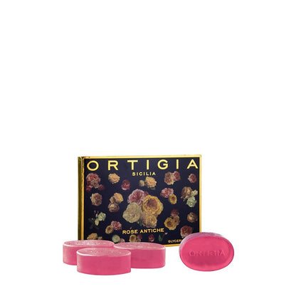 Ortigia Rose Antiche 4 x 100 g — Sæbe med Glycerin