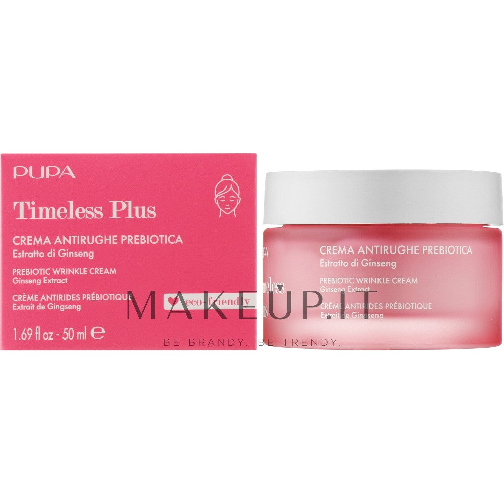 Pupa Timeless Plus Crema Antirughe Prebiotica 50 ml — Crema viso