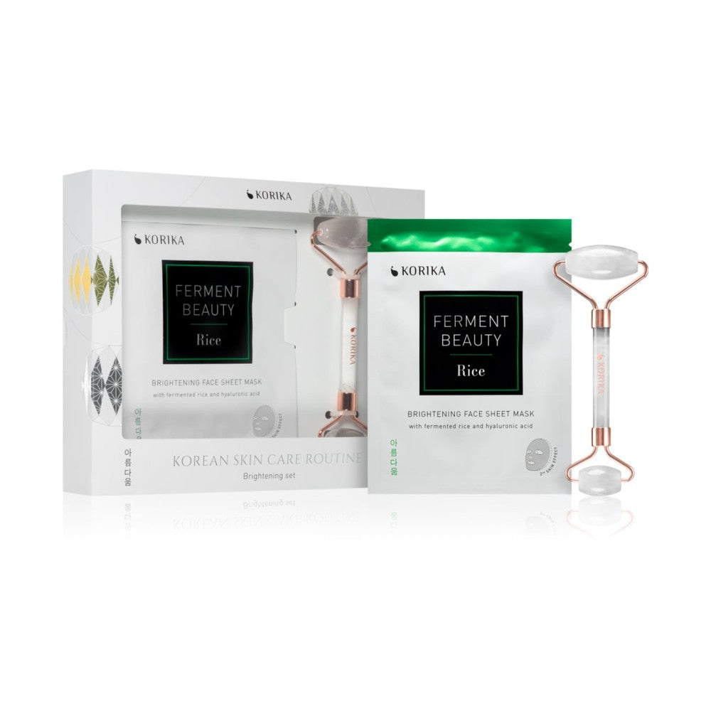 Korika Korean Skin Care Routine Set illuminante 2 pezzi — Set pentru față