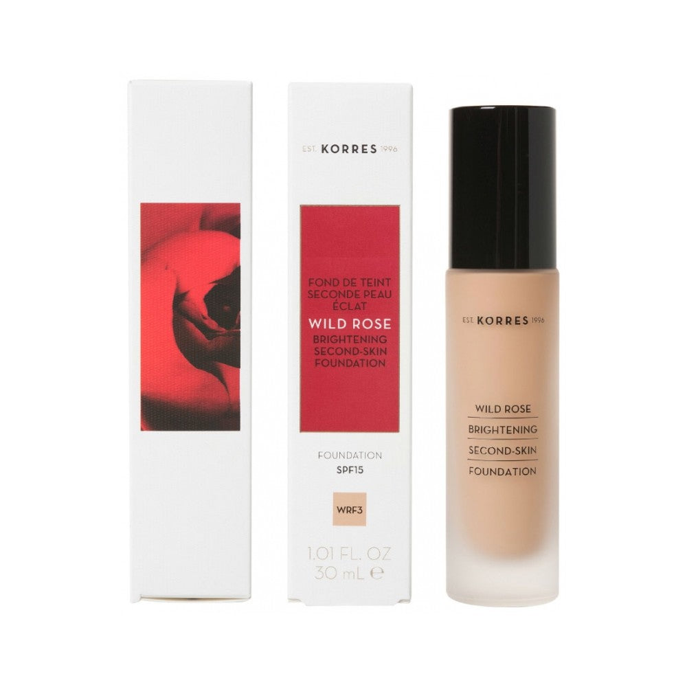 Korres Rose Sauvage Fondotinta SPF 15 30 ml WRF3 Sabbia — كريم أساس
