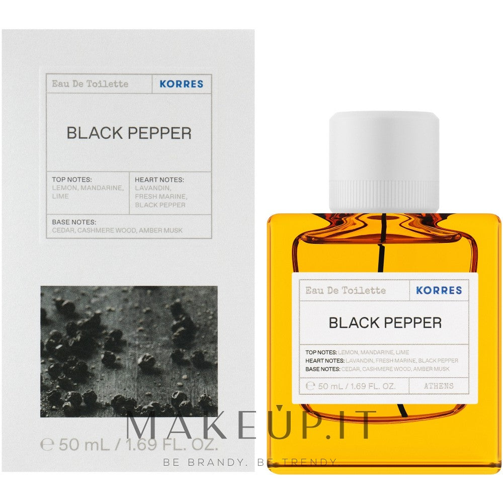 Korres Black Pepper Eau de toilette 50 ml — 男士淡香水