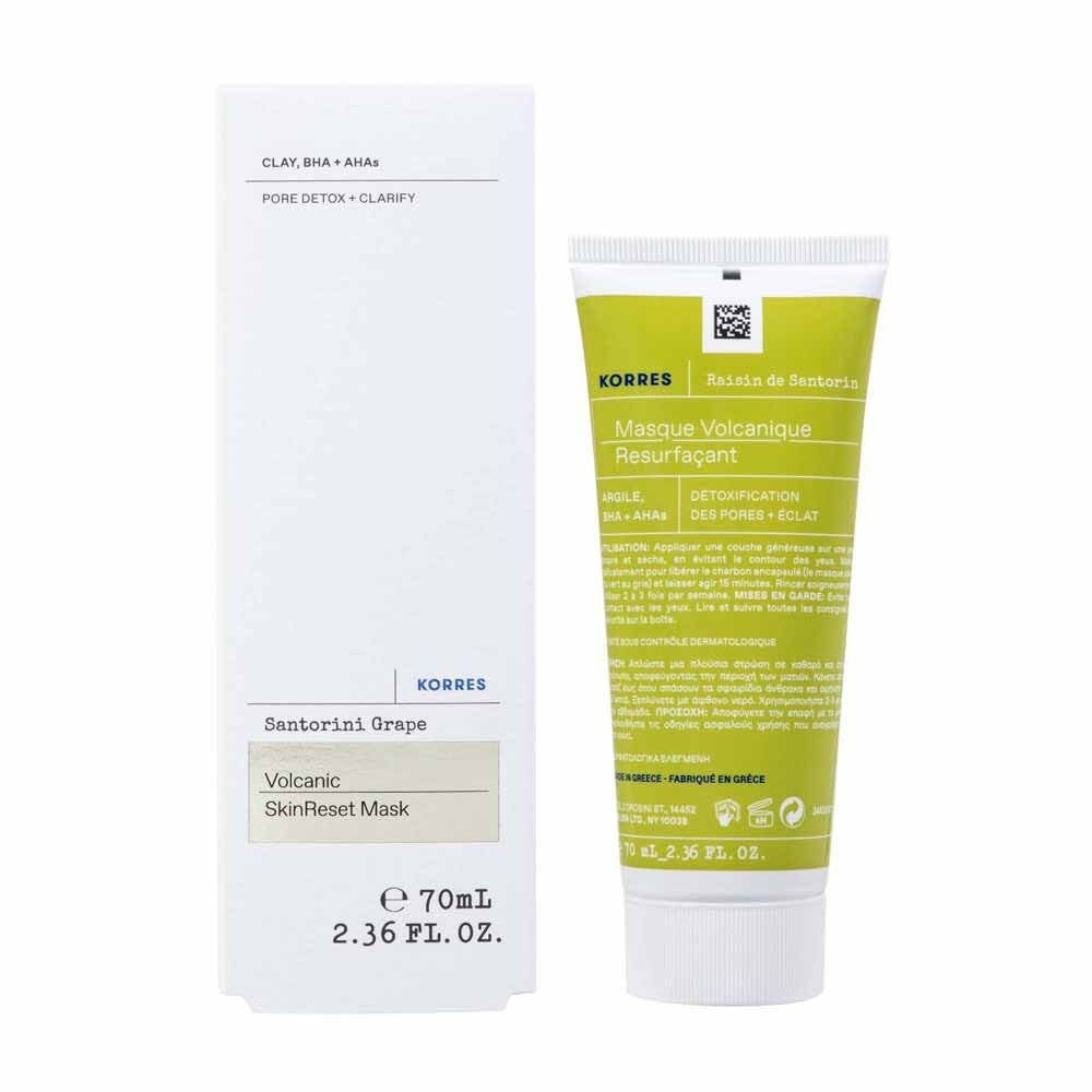 Korres Santorini Grape 70 ml 클렌징 마스크 — 클렌징 마스크