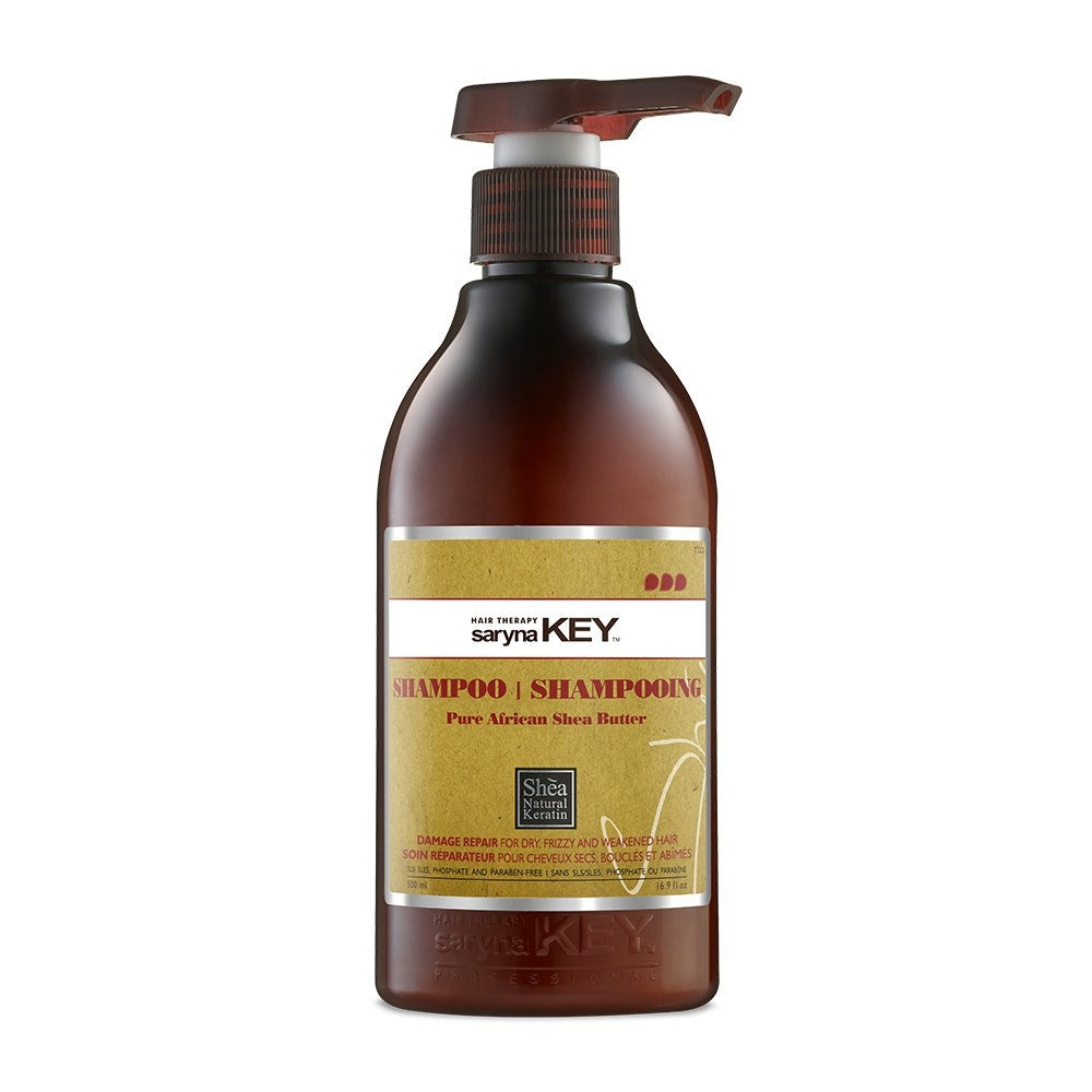 Saryna Key Shampoo Trattamento Riparatore Burro di Karité puro africano 500 ml — شامبو