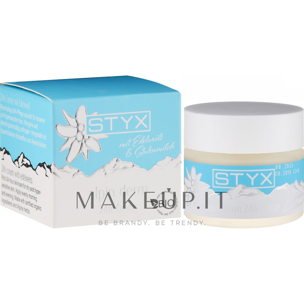 Styx Alpin Derm Crema Viso 24h alla Stella Alpina 50 ml — Creme de rosto