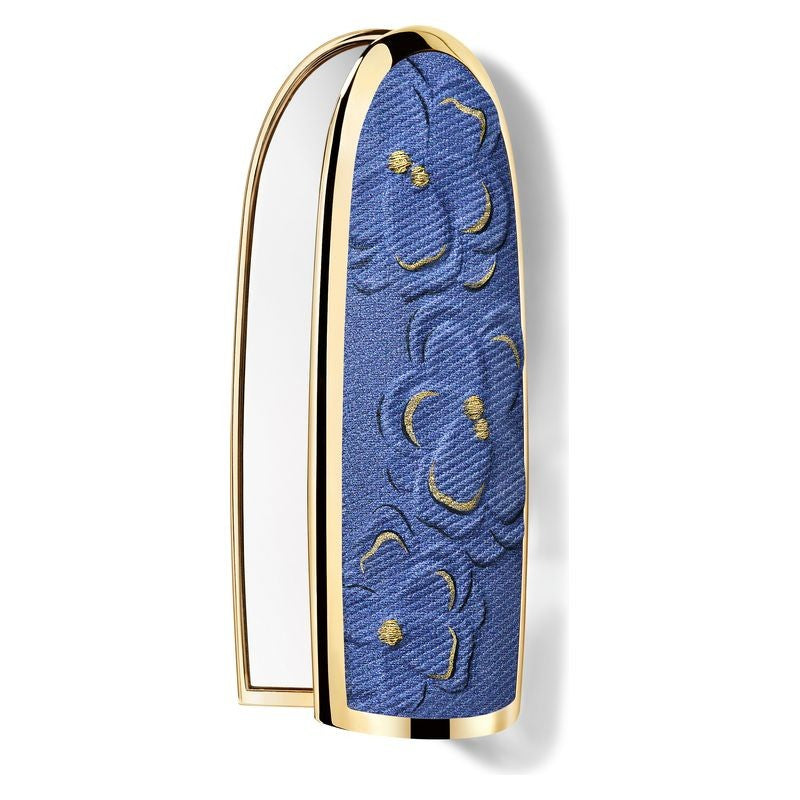 Guerlain Rouge G Blooming Denim cover gioiello doppio specchio edizione limitata — Estuche para barra de labios