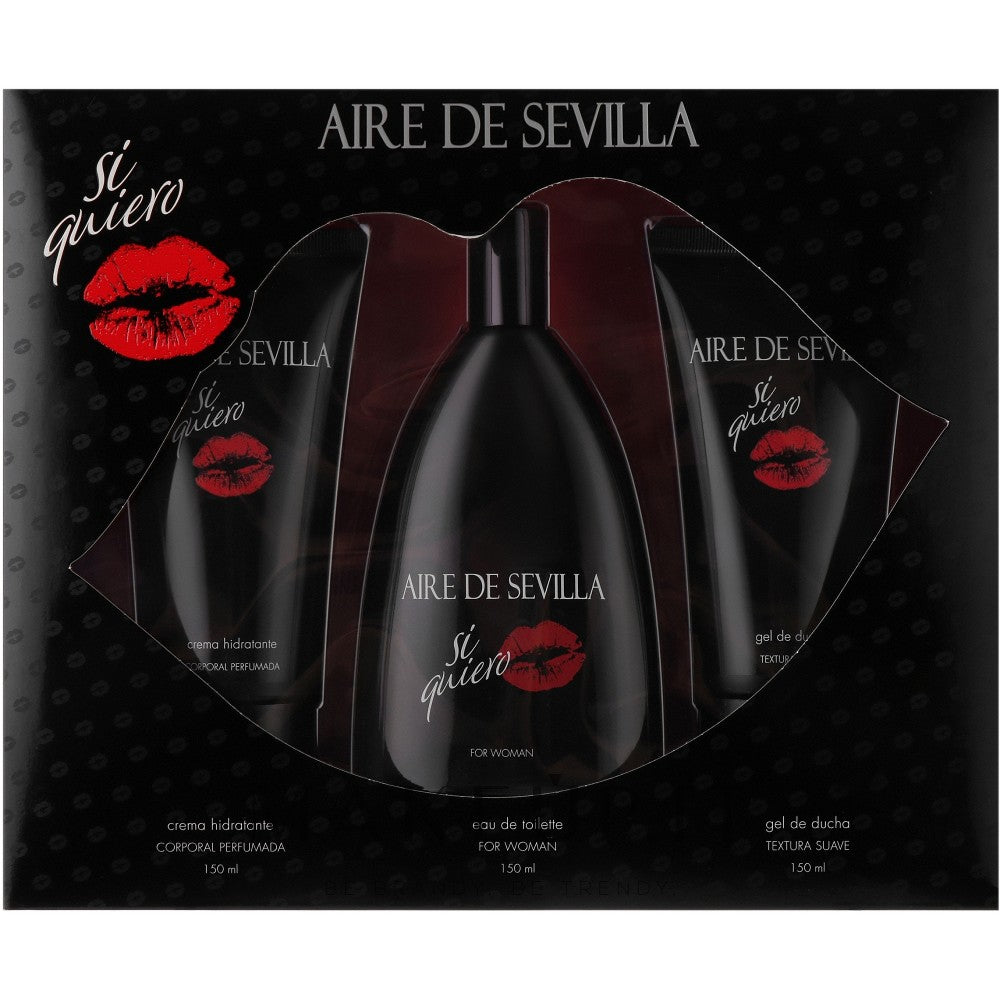 Aire de Sevilla Si Quiero 150 ml + Reinigungsprodukte — 3-teiliges Set