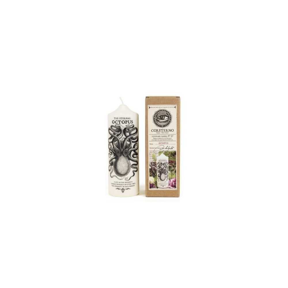 Coreterno Octopus Visionäre Künstlerkerze 675g — Kerze 