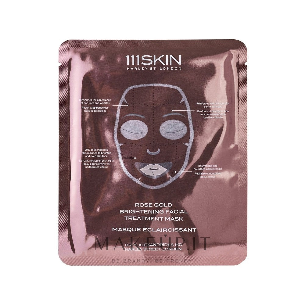 111skin Rose Gold verlichtend gezichtsbehandelingsmasker 5x30 ml (150 ml)