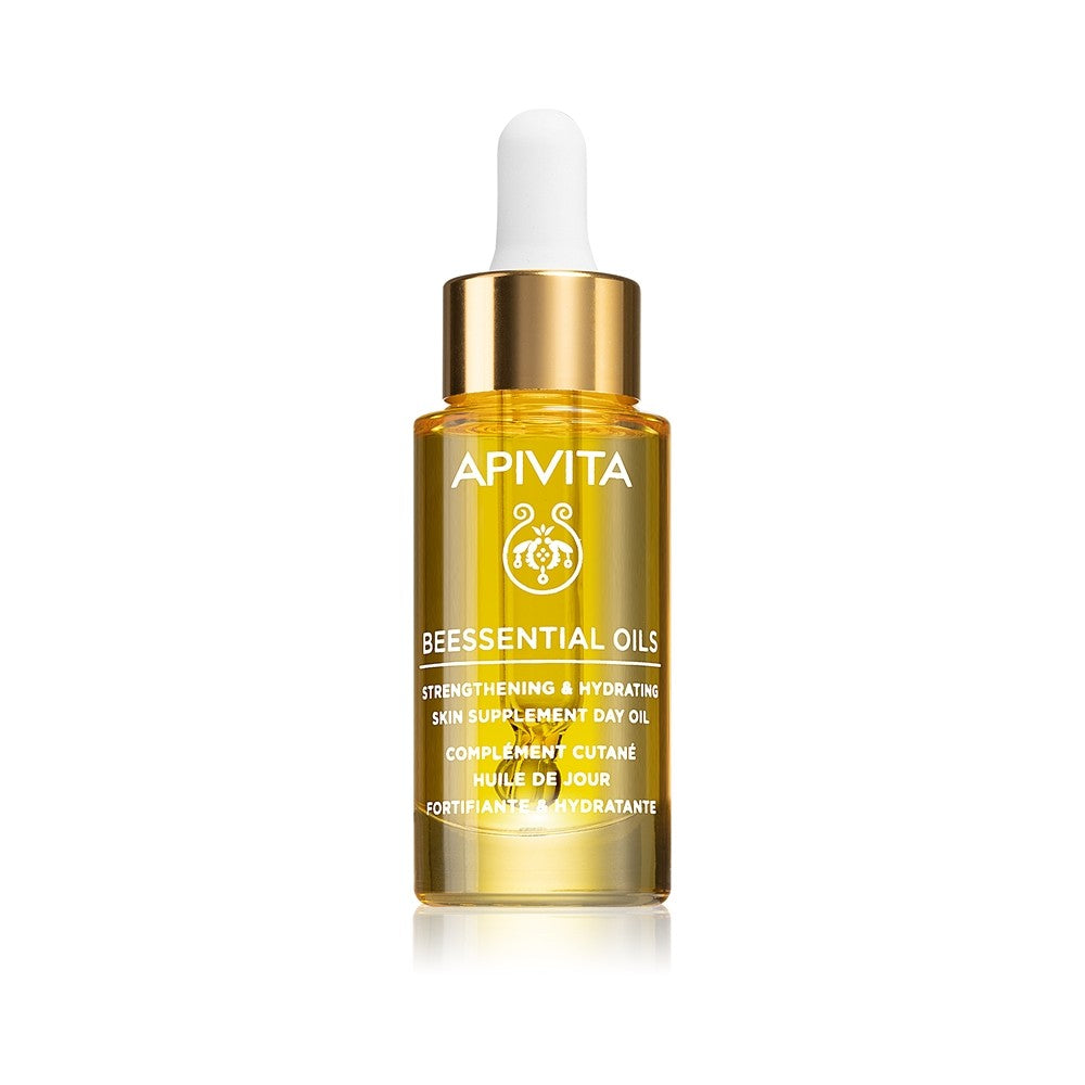 שמן יום חיזוק ולחות Apivita Oils Essential Oils 15 מ"ל