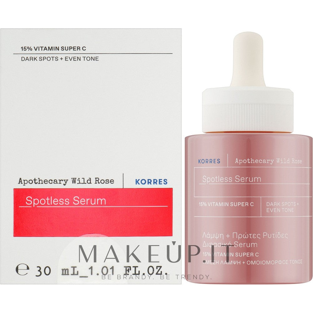 Korres Apothecary Wild Rose Spotless Siero 30 ml — Siero viso