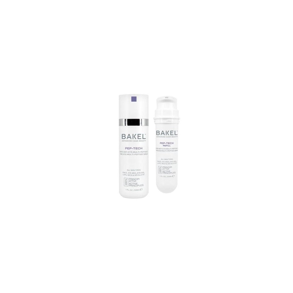 BAKEL Pep-Tech Case &amp; Refill 30 мл Мультипептидная антивозрастная сыворотка для лица, контура глаз