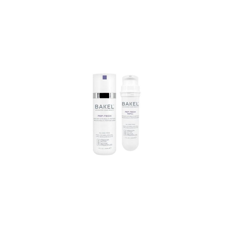 BAKEL Pep-Tech Case & Refill 30 мл Мультипептидная антивозрастная сыворотка для лица, контура глаз