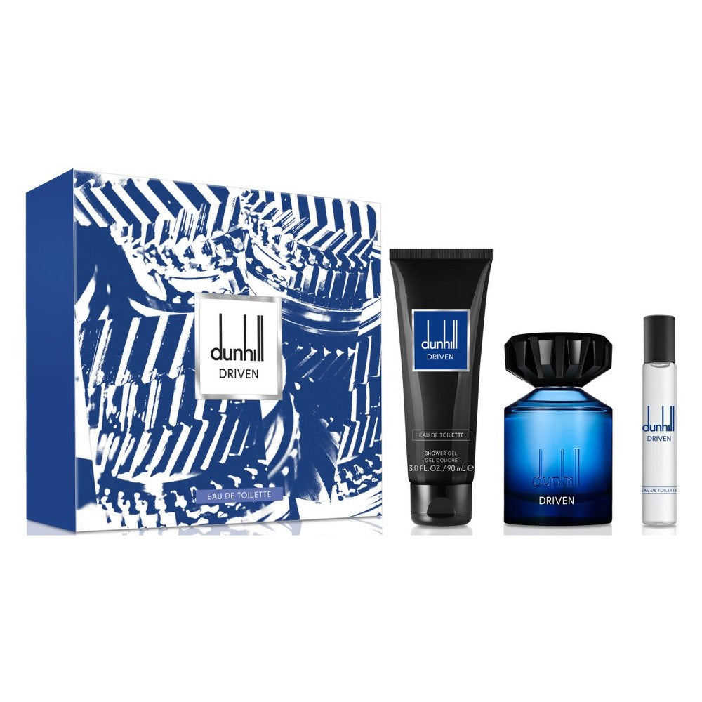 Dunhill Driven Blue Eau de Toilette för män 100 ml + Eau de Toilette 15 ml + duschtvål 90 ml