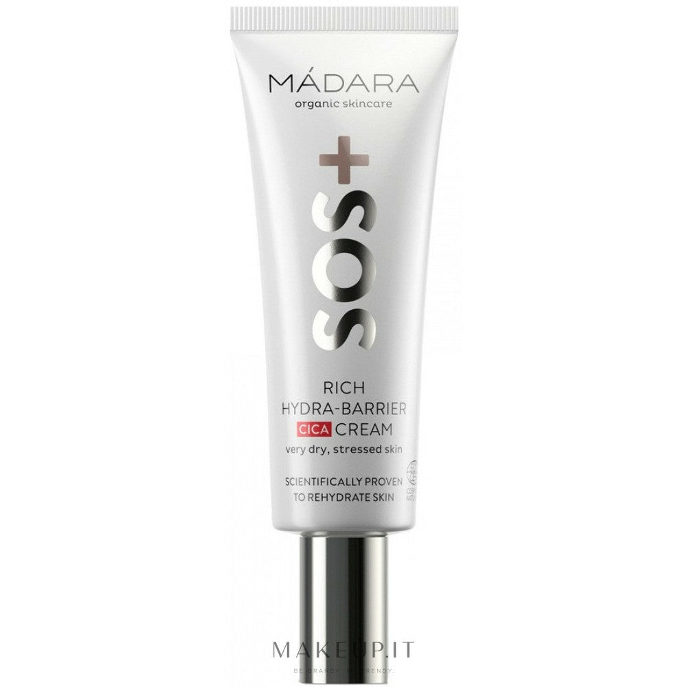 Mádara SOS+ Rich Hydra-Barrier cica 40 מ"ל קרם לחות-פנים