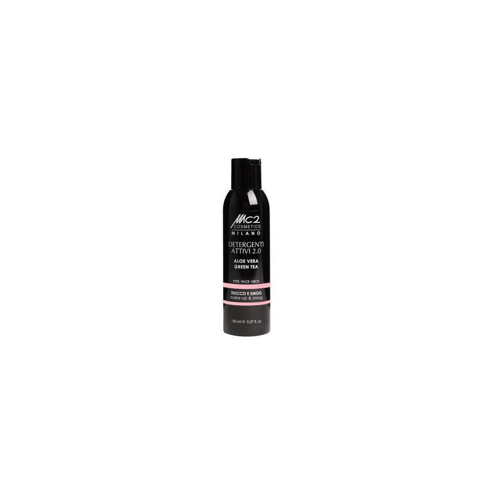 Mc2 cosmetics Reinigungsmittel Aloe Vera und Grüner Tee Make-up und Smog 150 ml — Gesichtsreiniger 