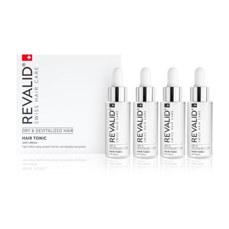 Revalid Tónico para cabello seco y desvitalizado 4x30 ml