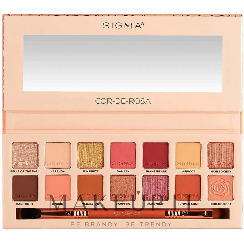 Palette de fards à paupières Sigma Beauty Cor-de-Rose 16,24 g