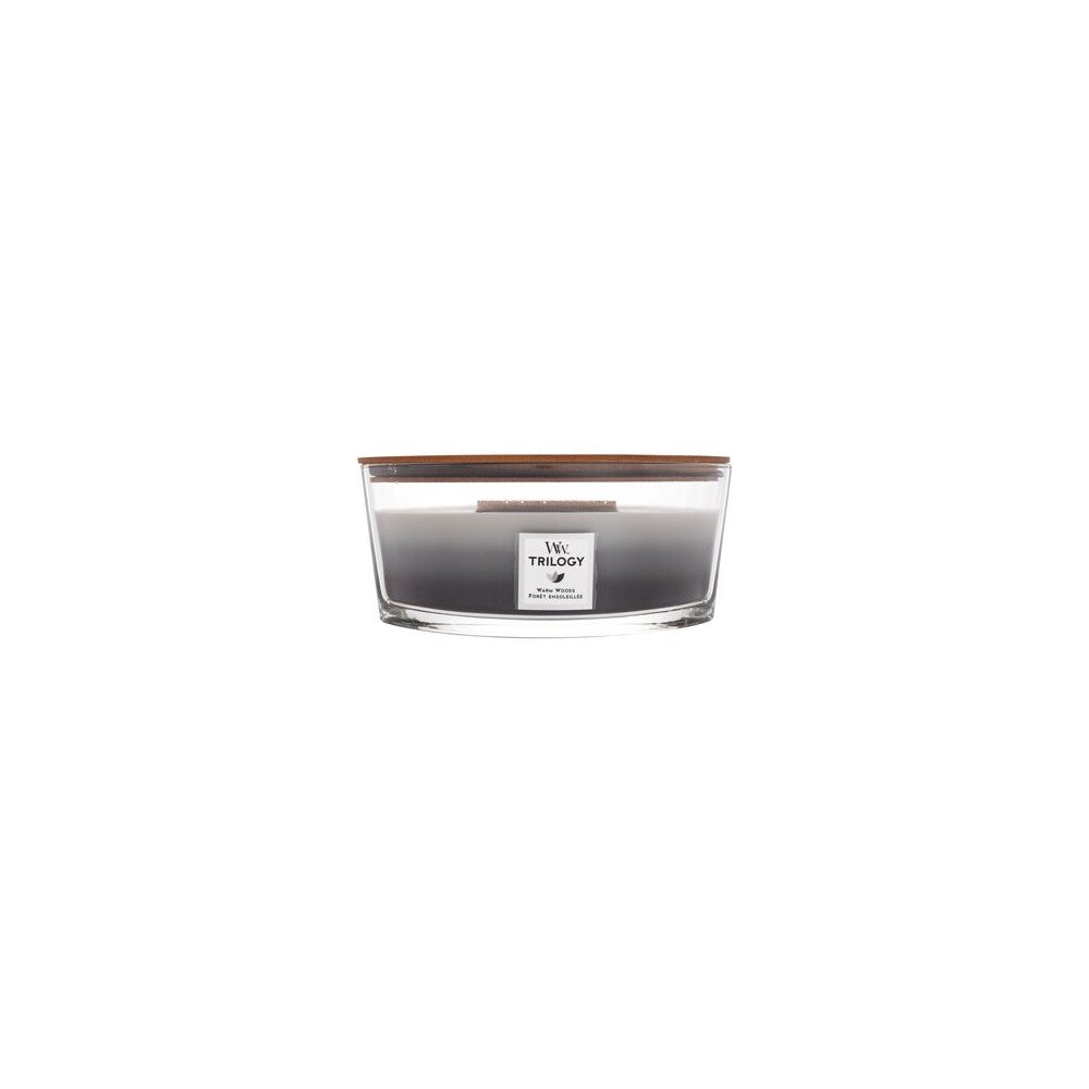 Woodwick Trilogy Warm Woods 16oz נר