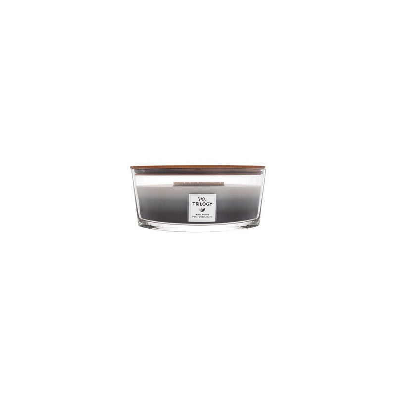 Woodwick Vela Trilogy Warm Woods de 16 oz