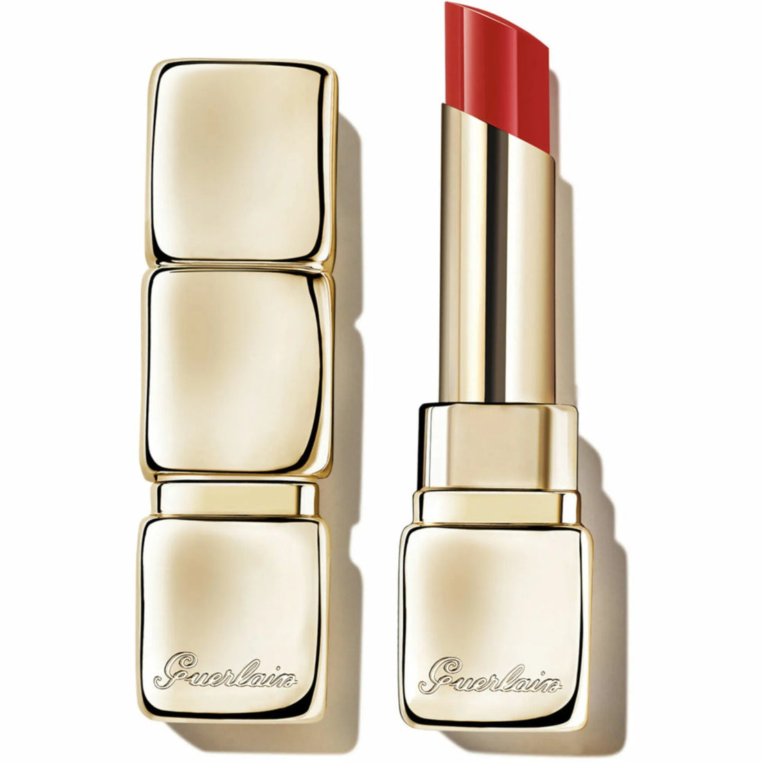 Guerlain KissKiss Shine Bloom læbefarve 3,2 g 709 kronbladsrød