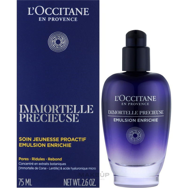L'Occitane Immortelle Preciuse Emulsione Ricca 75ml — Emulsione