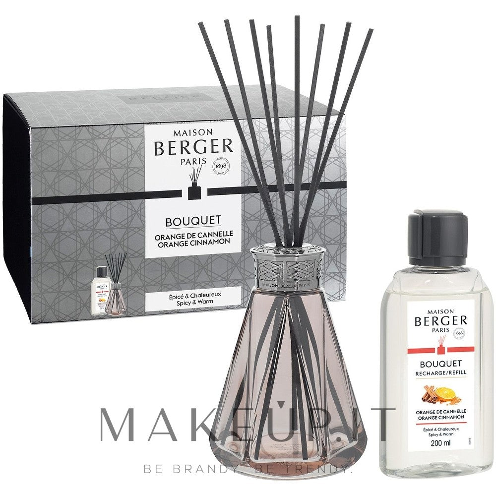 Maison berger paris Vintage pyramidová sada (růžová) - Aroma difuzér dárková sada + náplň - 200 ml