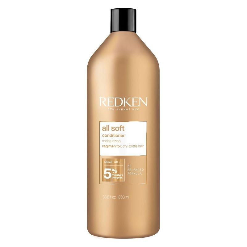 Redken Après-shampooing All Soft Nourrissant pour cheveux secs - 1000ml
