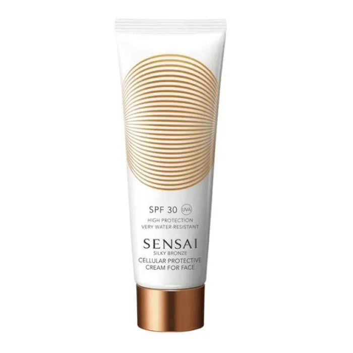 Sensai Silky Bronze Face Cream SPF 30 - Skyddande ansiktskräm - 50ml