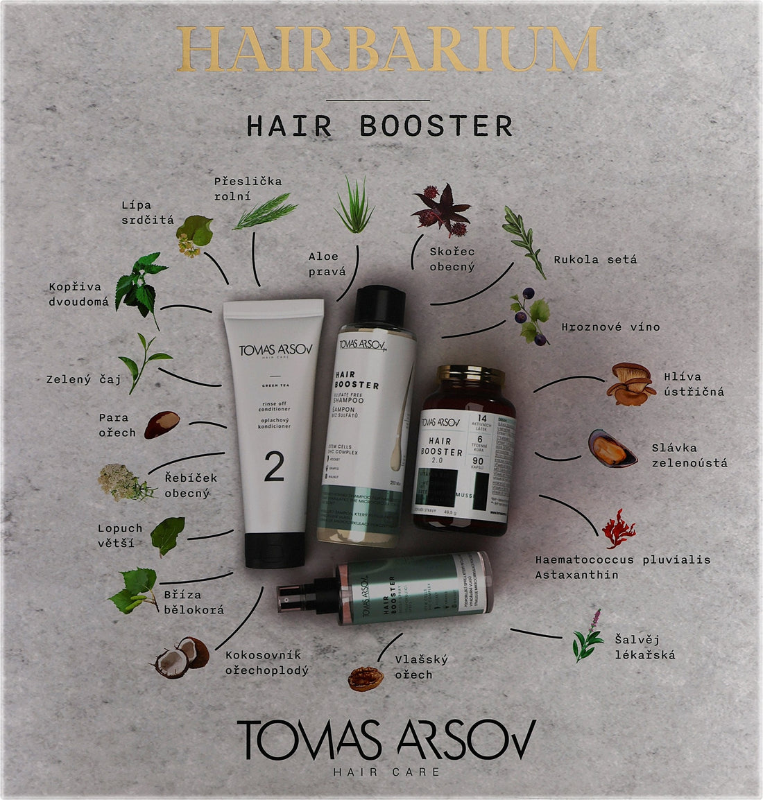 Tomas arsov Hairbarium hårforstærker sæt