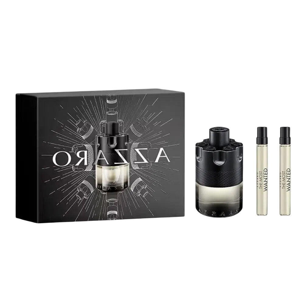 Azzaro Подарочный набор туалетной воды The Most Wanted Intense Uomo, 100 мл и мини-туалетная вода, 2 x 10 мл