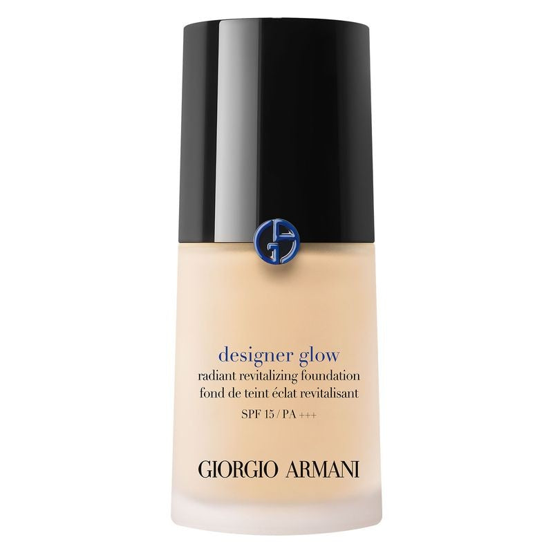 Armani Designer Glow Radiant Revitaliserende foundation SPF 15 - Verhelderende vloeibare make-up 30 ml 1,5