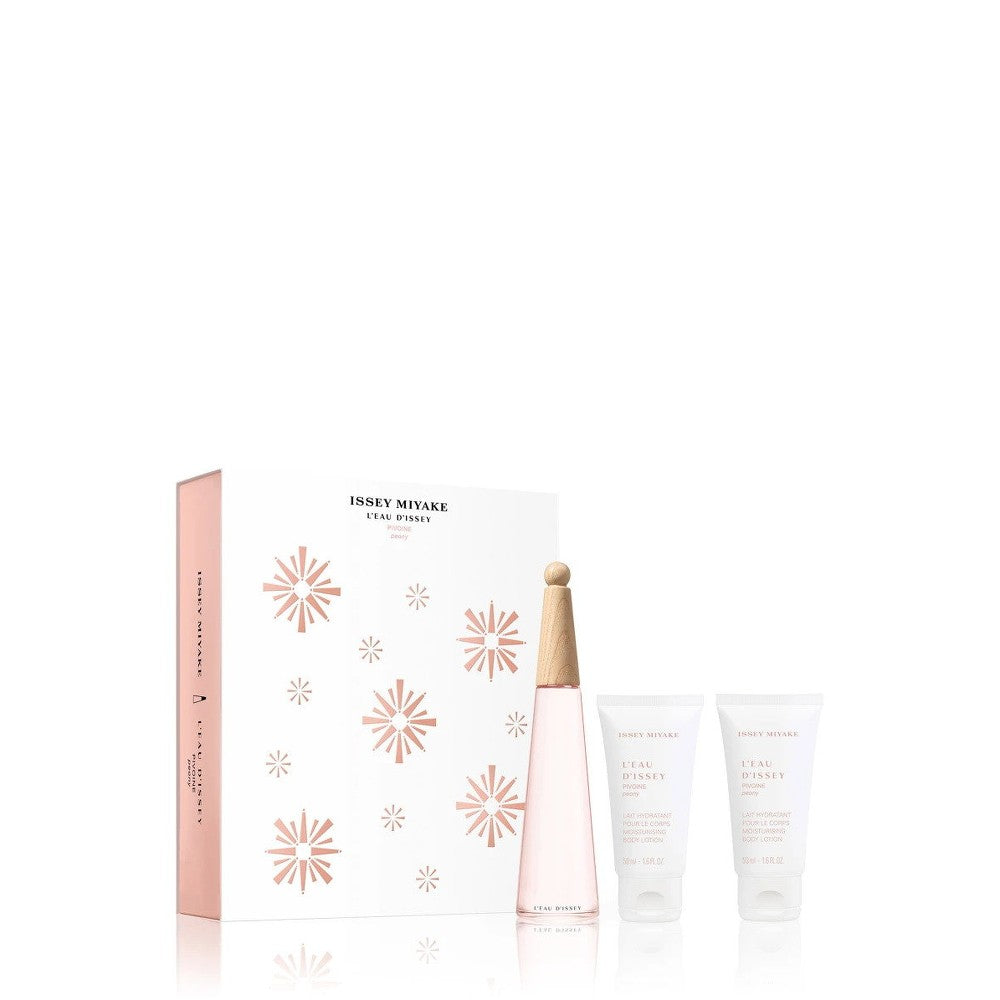 Issey miyake L´Eau D´Issey Pivoine gavesett Eau De Toilette for kvinner 50 ml og bodylotion 2 x 50 ml