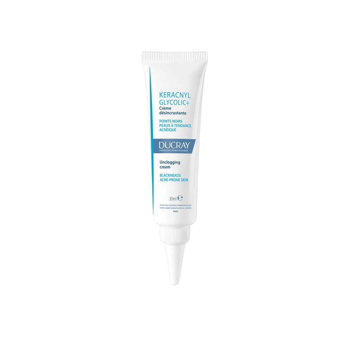 Ducray Keracnyl Glycolic+ crème anti-points noirs 30 ml — Crème visage