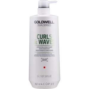 Goldwell Dualsenses Curls & Waves balsamo 1000 ml — Acondicionador para cabello ondulado y rizado