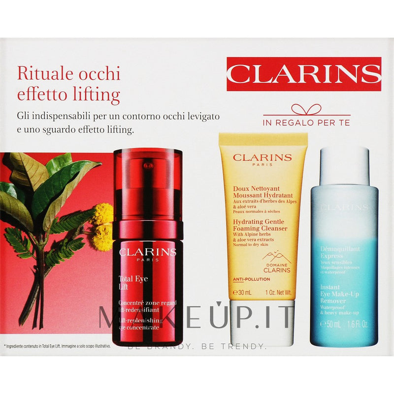 Clarins Coffret cadeau de soins complets des yeux et de la peau