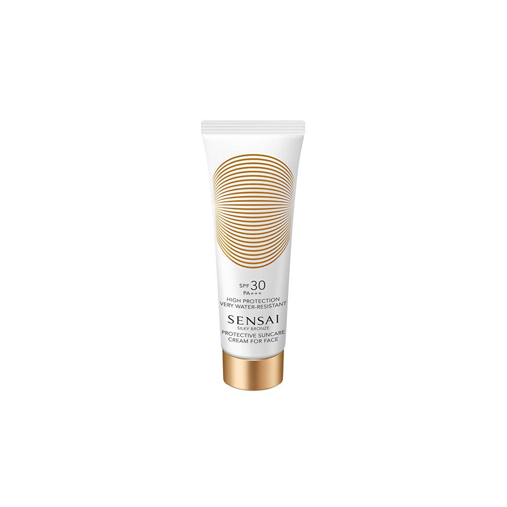 Sensai Bronze Cream Silky Bronze SPF 30 - קרם פנים מגן - 50 מ"ל