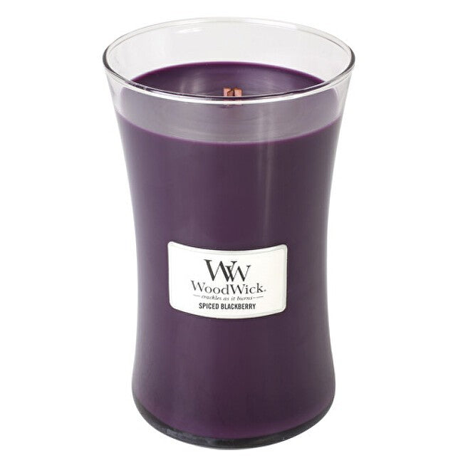 Woodwick Jar Spiced Blackberry - Vonná svíčka - 609,5 g