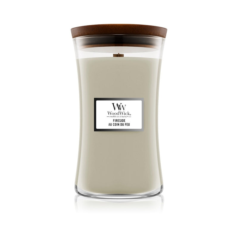 Woodwick Fireside Jar (takka) - Tuoksukynttilä - 609,5 g